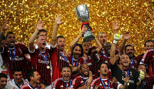 包含AC米兰胜出米兰德比，领先优势扩大的词条