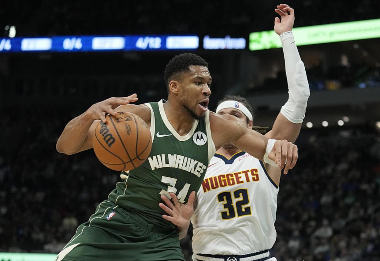 鹈鹕鏖战掘金，字母哥打破历史纪录